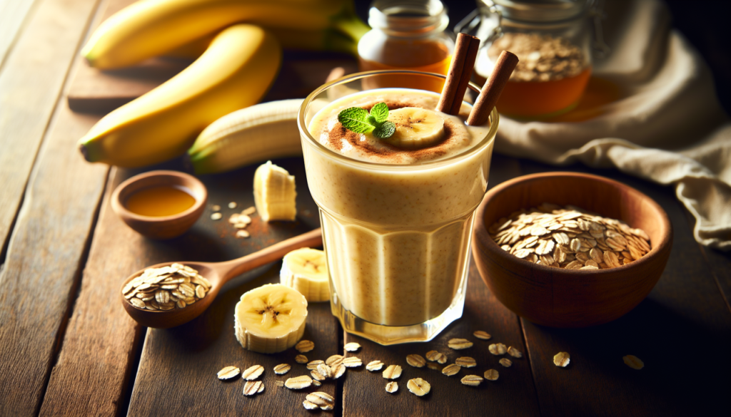 Easy Banana Smoothie Recipe with Oats for Breakfast