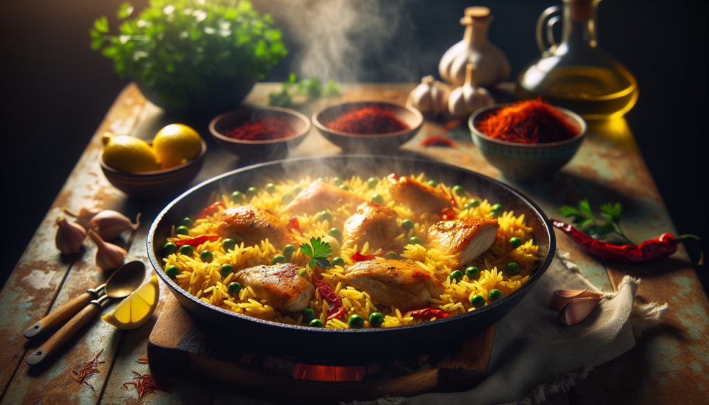 How to Make Chicken Paella with Basmati Rice in Minutes